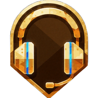 Goldenes Headset-Symbol f&uuml;r pers&ouml;nlichen VIP-Account-Manager bei 30bet Casino